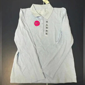 Children’s Place blue collared long sleeve shirt size XXL